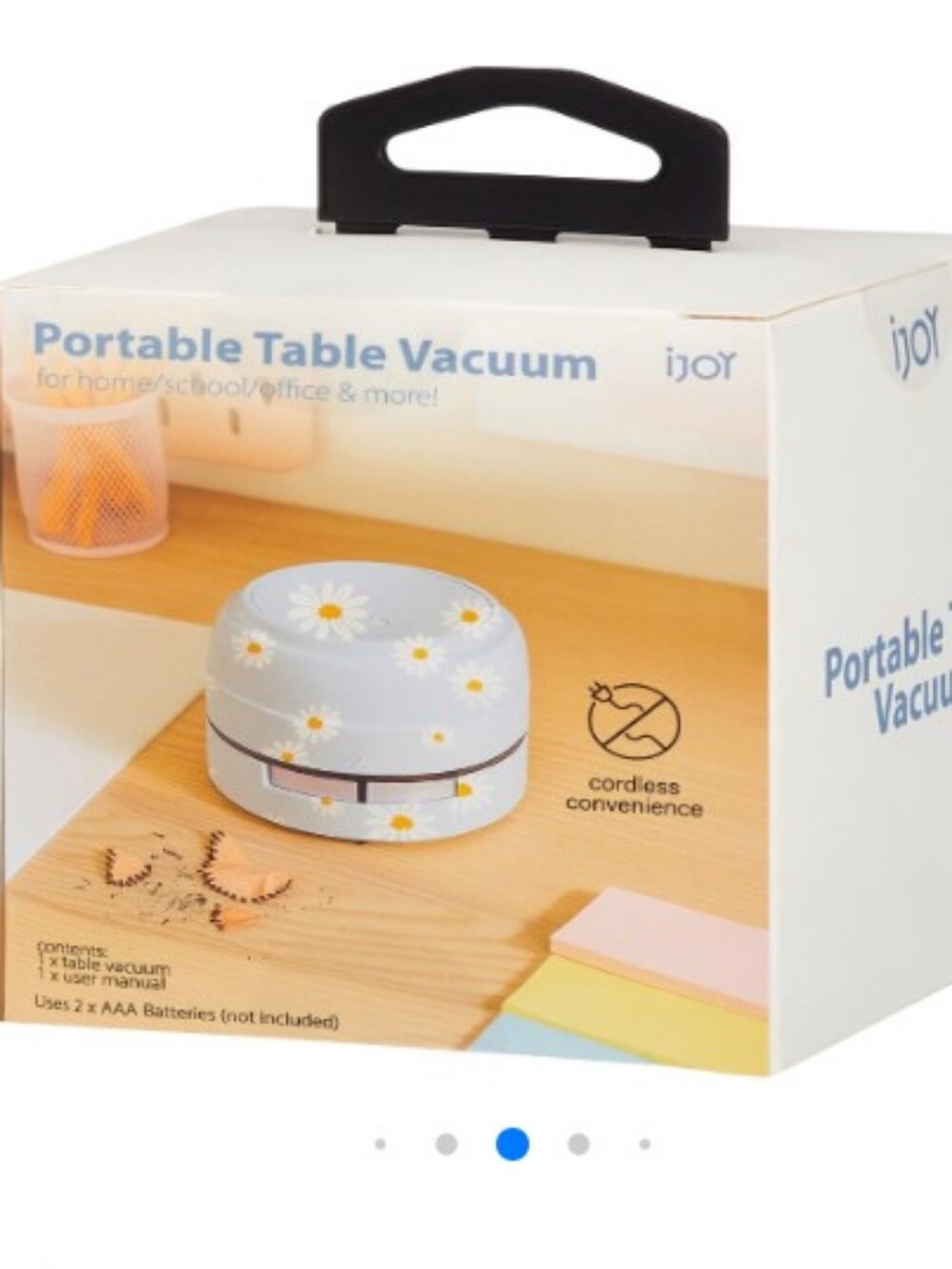 IJOY Daisy Portable Table Vacuum in Light Blue